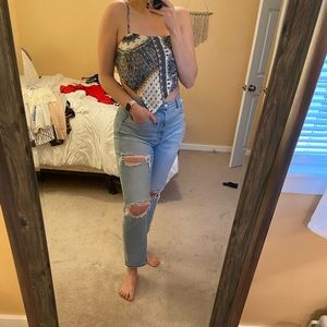 Shein Scarf Crop Top